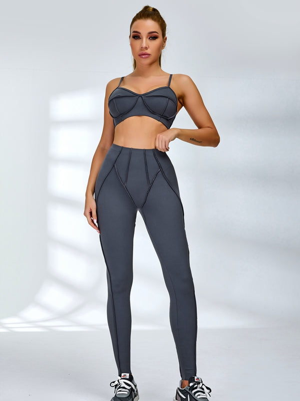 LiviaGym Female Super “Future Interstellar” Stylish&Sexy Push Up Hip-lift Tracksuit