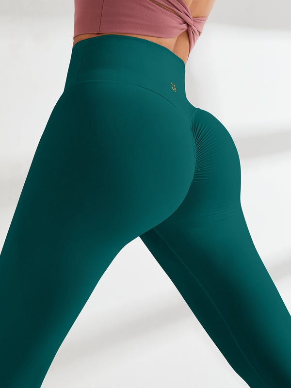 LiviaGym Female High-waisted Hair-grinding Nude Yoga Leggings