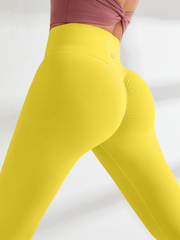 LiviaGym Female High-waisted Hair-grinding Nude Yoga Leggings