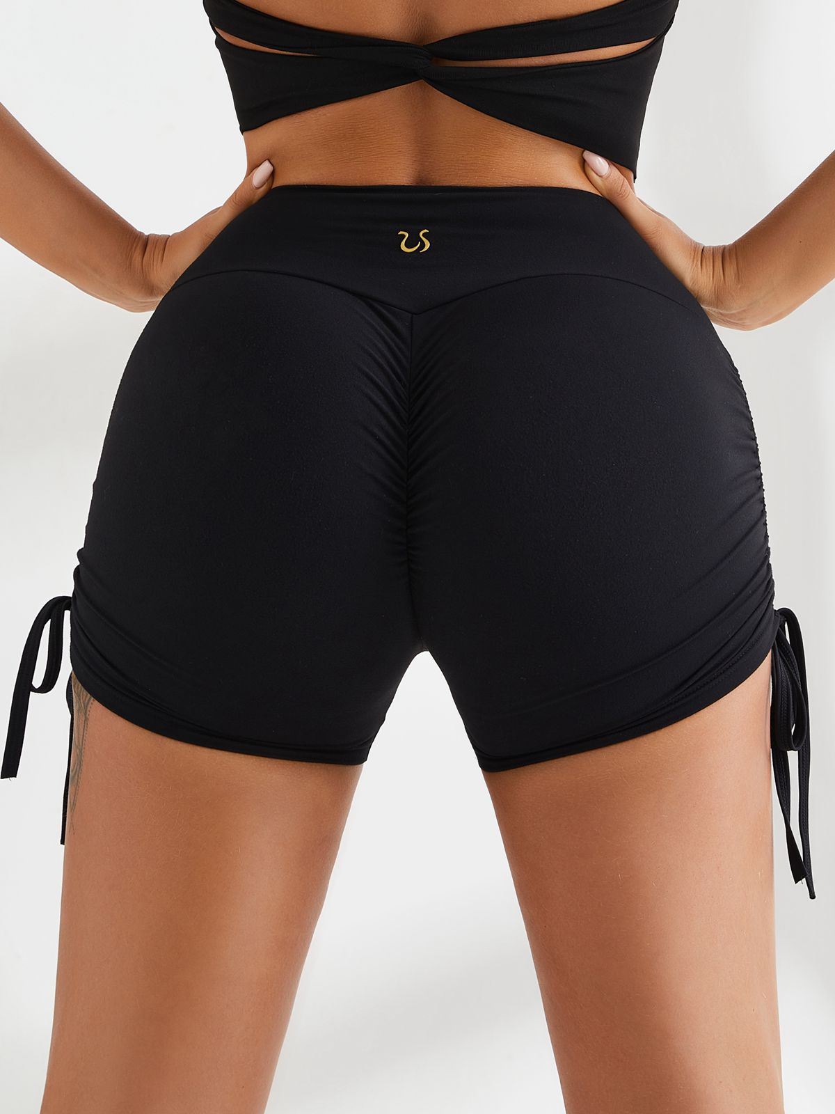 LiviaGym Female High Waist Spandex Gym Booty Shorts