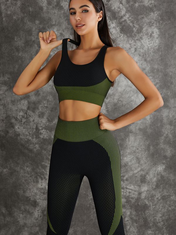 LiviaGym Female 3 Pieces Long Sleeve Zippers Fitness Suit