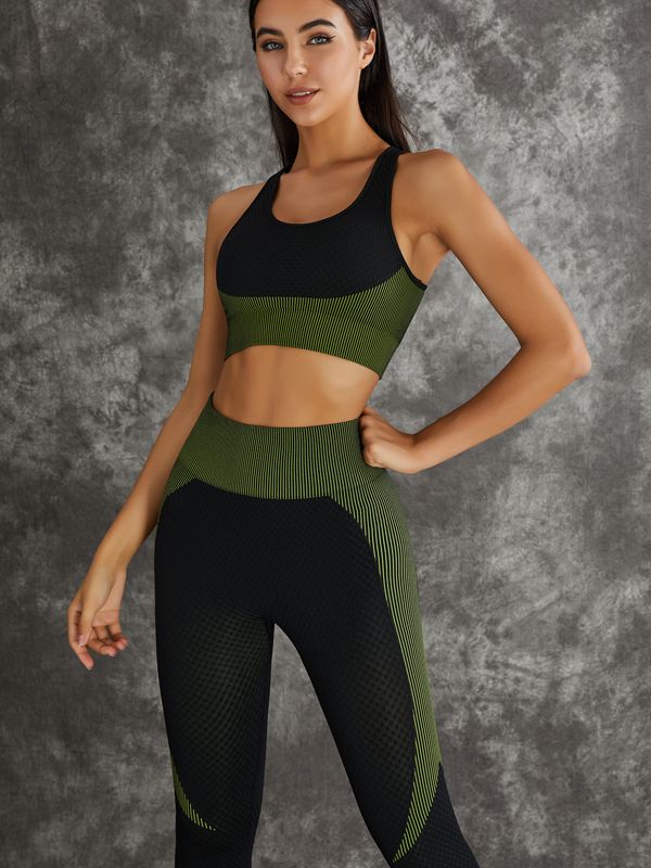 LiviaGym Female 3 Pieces Long Sleeve Zippers Fitness Suit