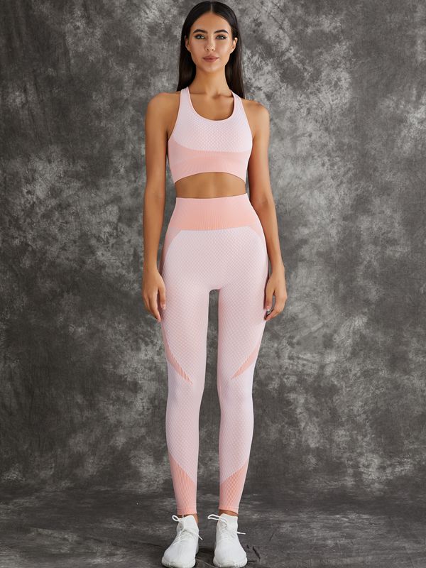 LiviaGym Female 3 Pieces Long Sleeve Zippers Fitness Sportswear