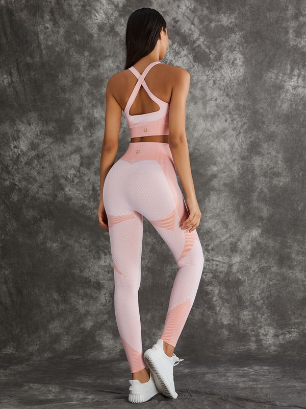 LiviaGym Female 3 Pieces Long Sleeve Zippers Fitness Sportswear