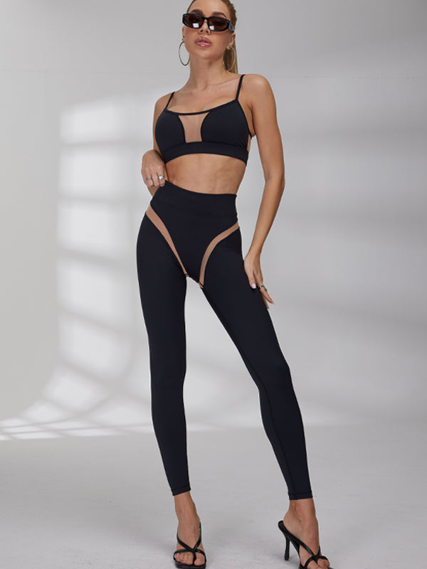 LiviaGym Female Super Sexy Unique Mesh Sports Bras