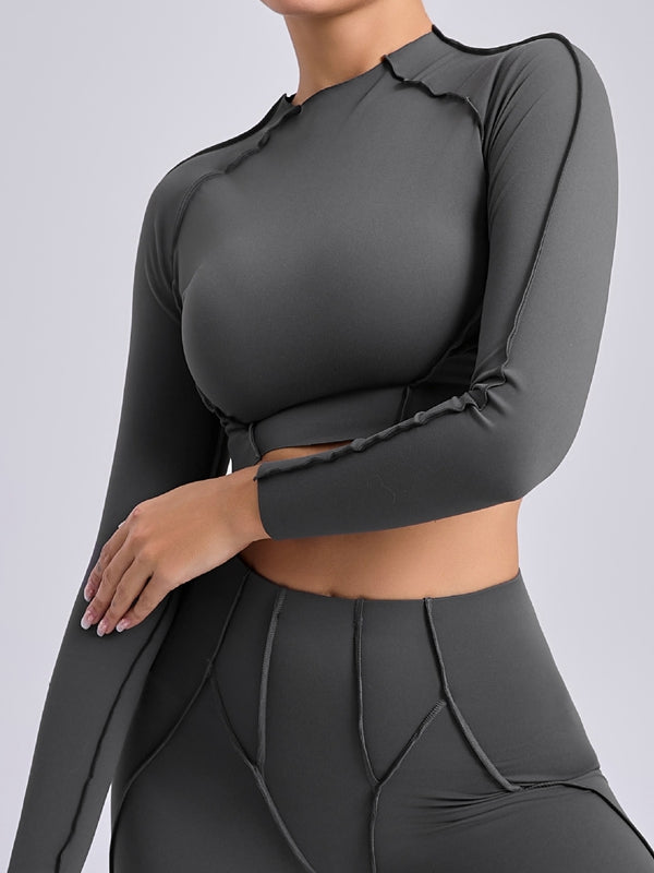 LiviaGym Female Super “Future Interstellar” Stylish&Sexy Long Sleeves