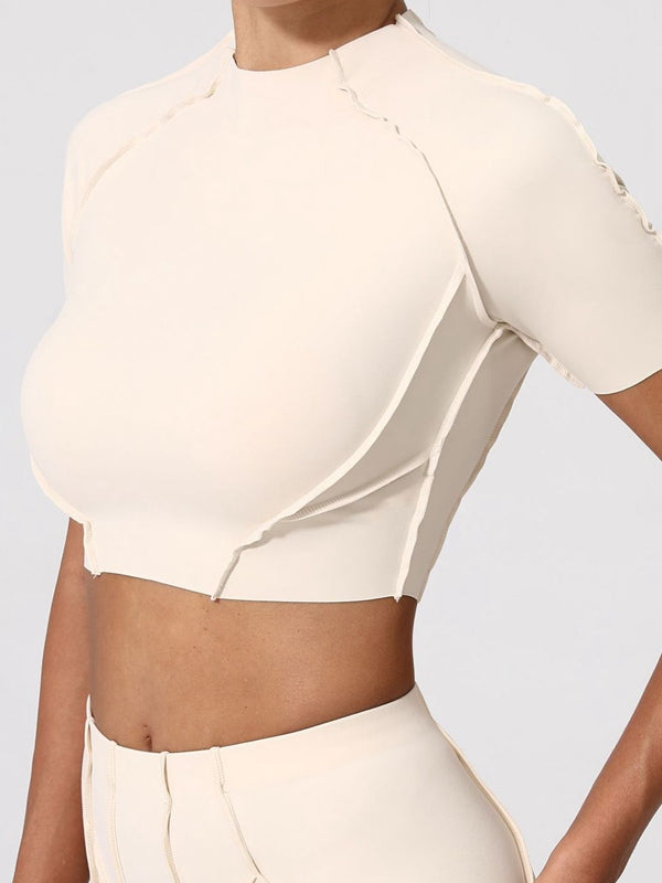 LiviaGym Female Super “Future Interstellar” Stylish&Sexy Short Sleeves