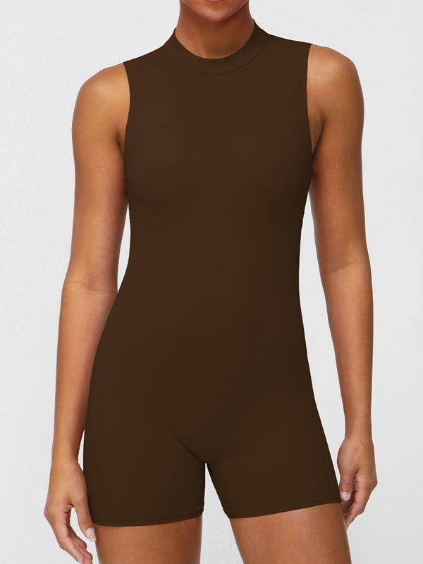 LiviaGym Female Backless Scrunch Bum With Pads Romper