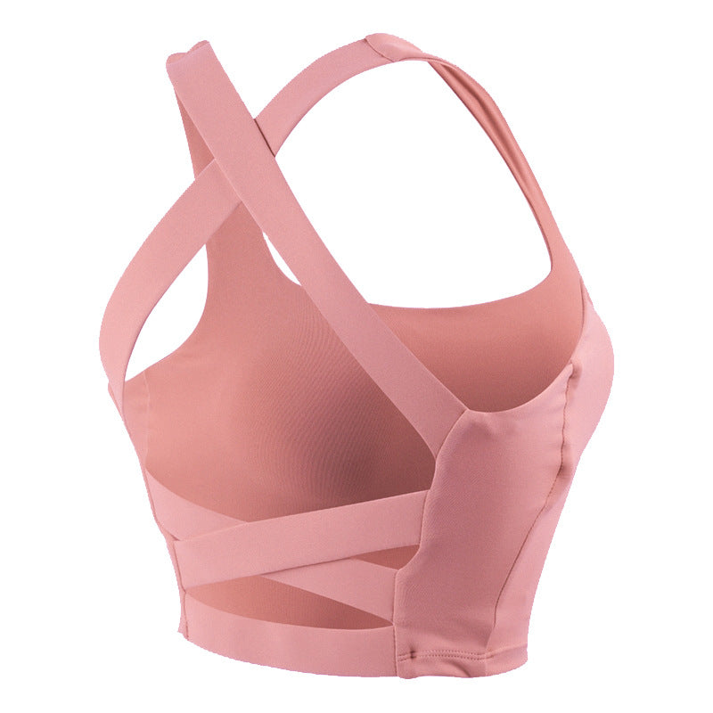 LiviaGym Female Cross Back Medium-support Bras