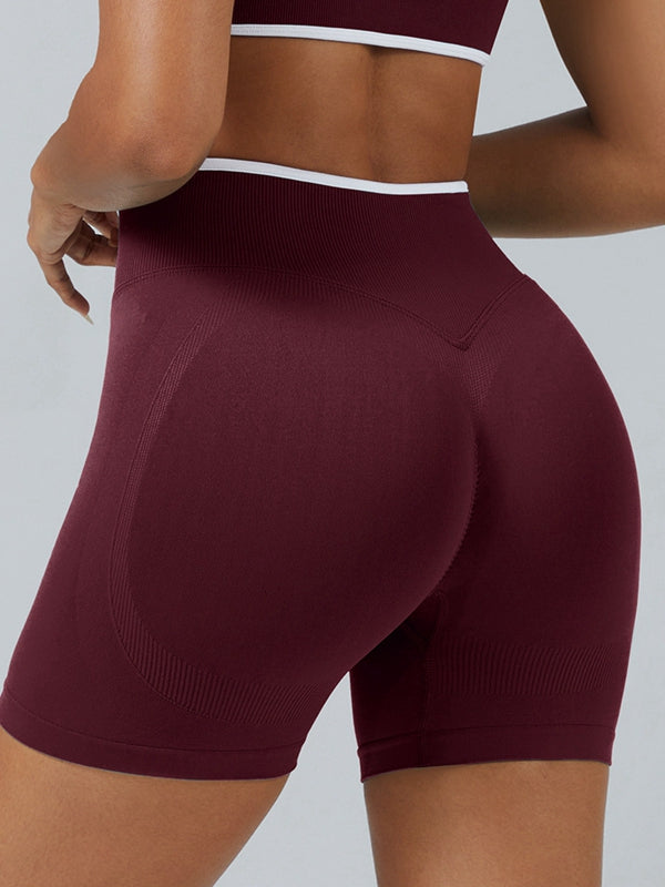 LiviaGym Female Stripes Seamless Sports Bras