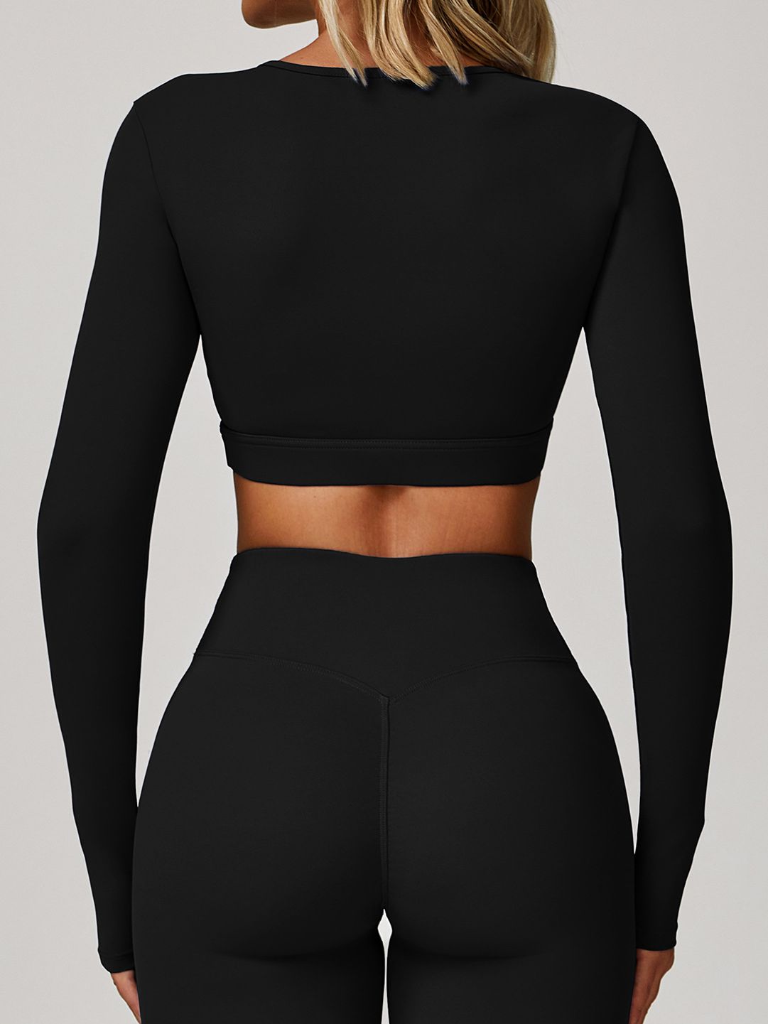 LiviaGym Female Sexy Hollow Out Long Sleeves