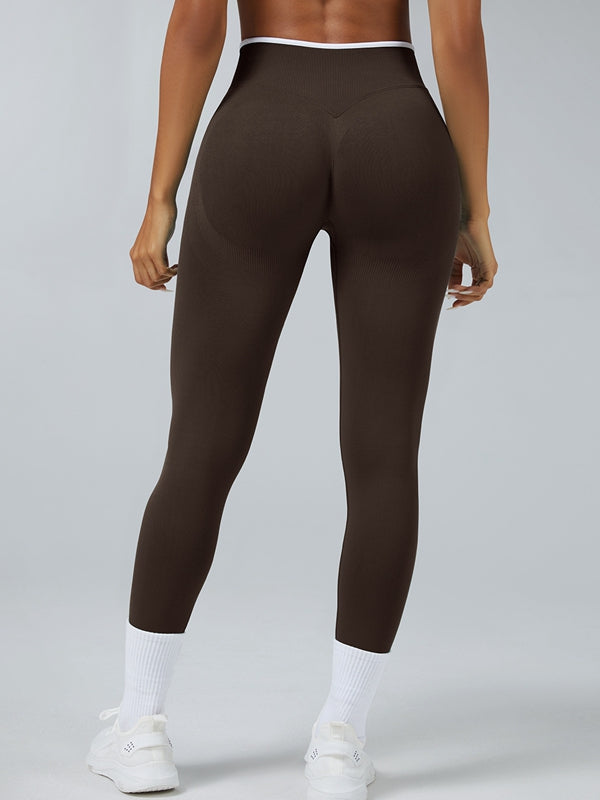 LiviaGym Female Stripes Seamless Sports Bras