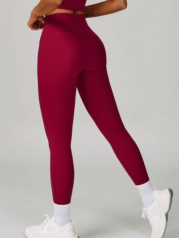 LiviaGym Female Solid Color V Collar Sports Bras