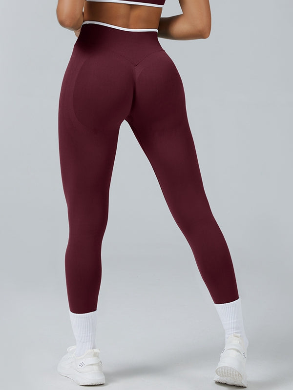 LiviaGym Female Stripes Seamless Sports Bras