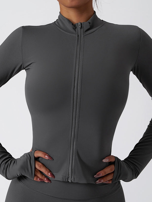 LiviaGym Female Solid Color V Collar Sports Bras