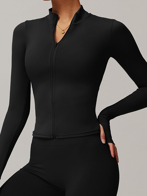 LiviaGym Female Solid Color V Collar Sports Bras