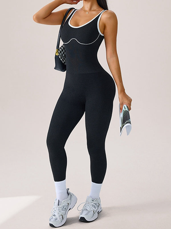 LiviaGym Female Backless Jumpsuit