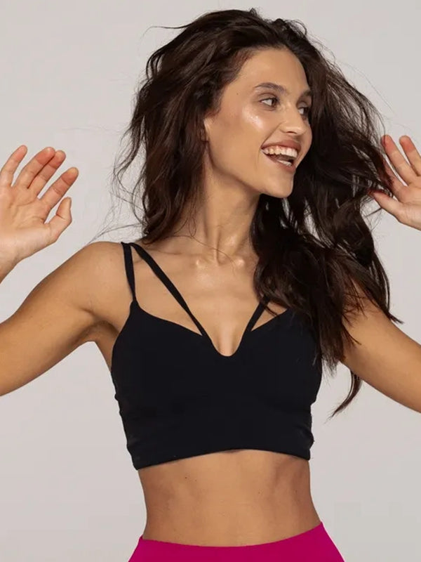 LiviaGym Female V Collar Sports Bras